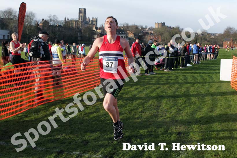NSP winning the 2013 Durham Cathedral Relays veterans race.
